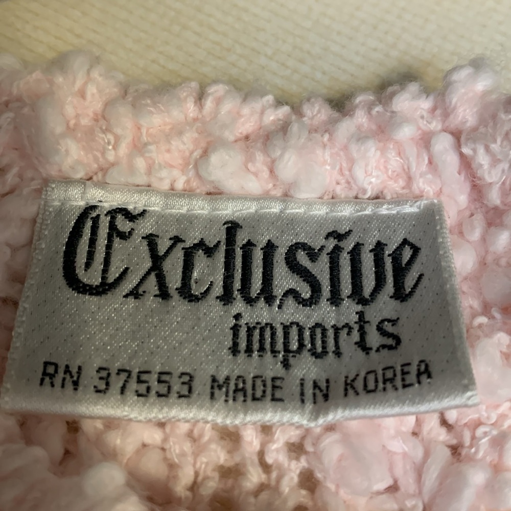 Exclusive Imports Embellished Soft Pink Vintage Sweater - Picture 5 of 8